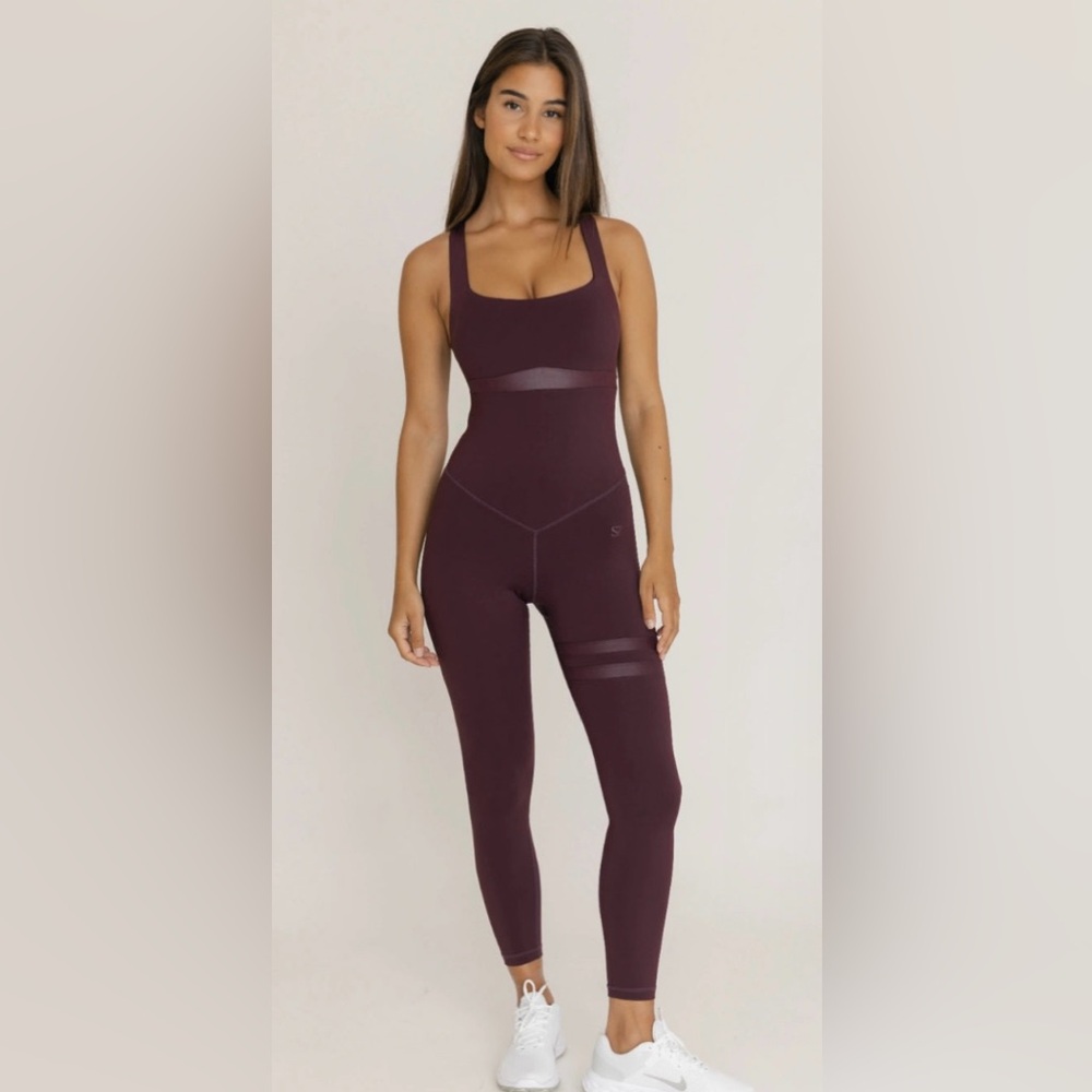 Topissima Burgundy Jumpsuit size S. NWT